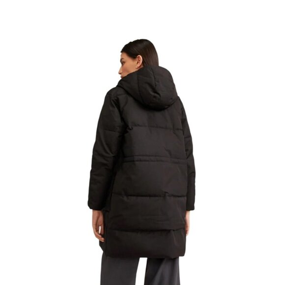 Everlane Black Hoodie The Long Puffer Jacket Parka - Picture 2 of 13